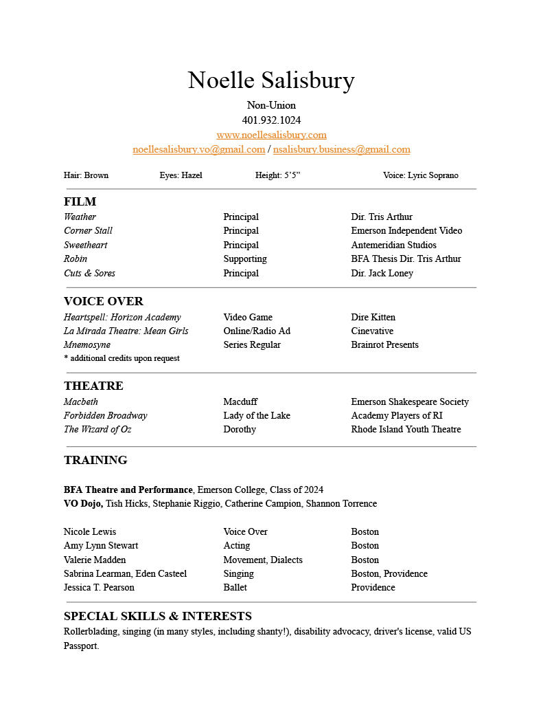 This resume contains a sample of some of my recent work.